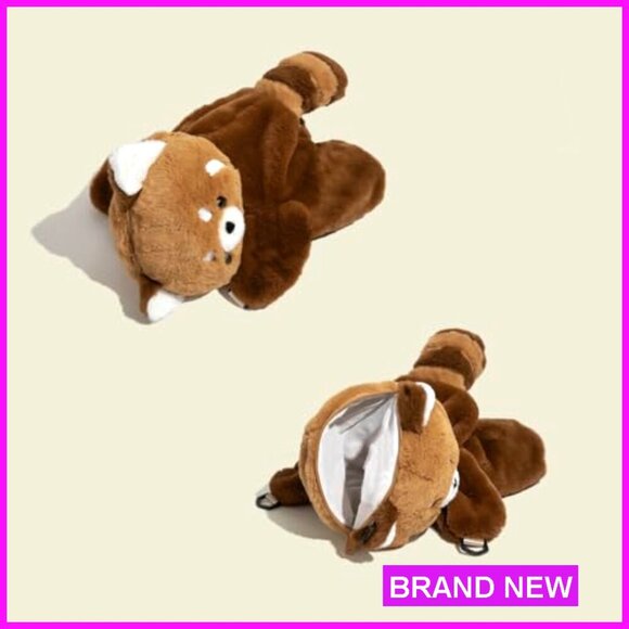 Convertible Plush Backpack Crossbody Bag Ultra Soft Lightweight Design main image 6